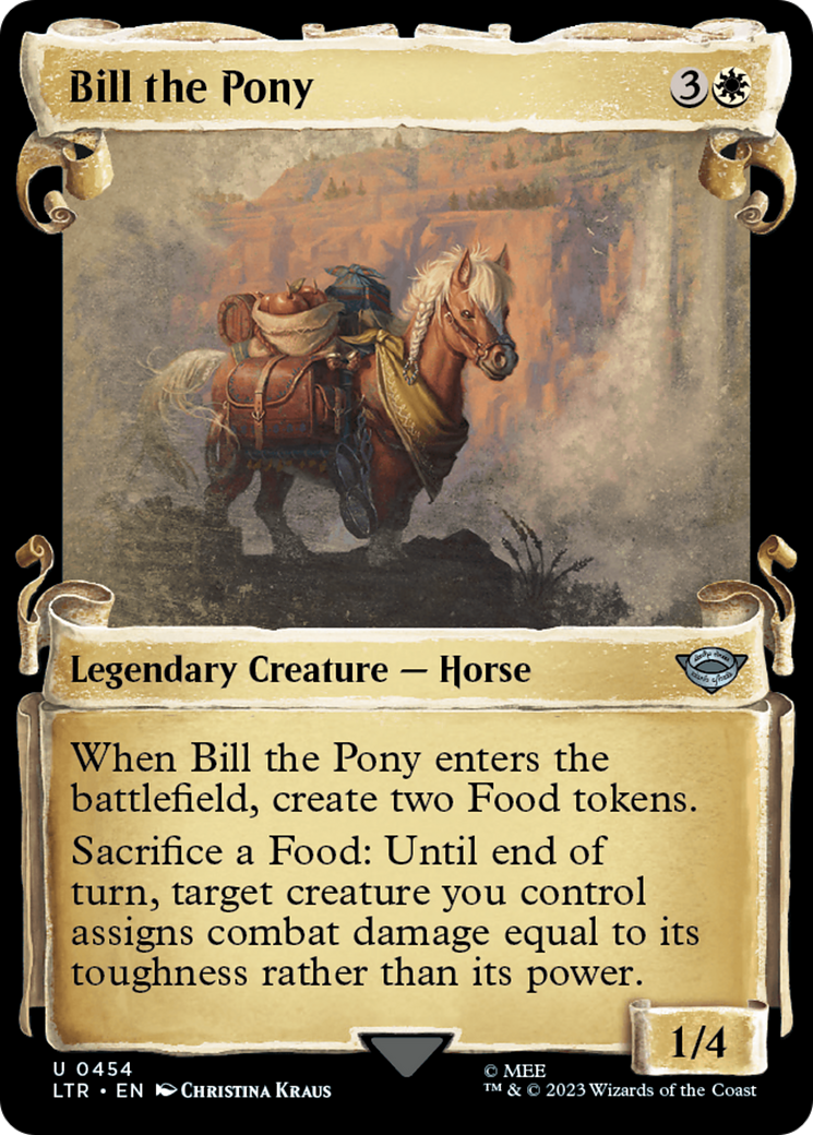 Bill the Pony (Showcase Scrolls) (LTR-454) [The Lord of the Rings: Tales of Middle-earth]