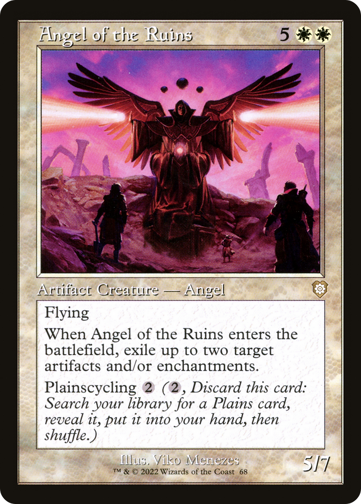 Angel of the Ruins (Retro Frame) (BRC-068) [The Brothers' War Commander]