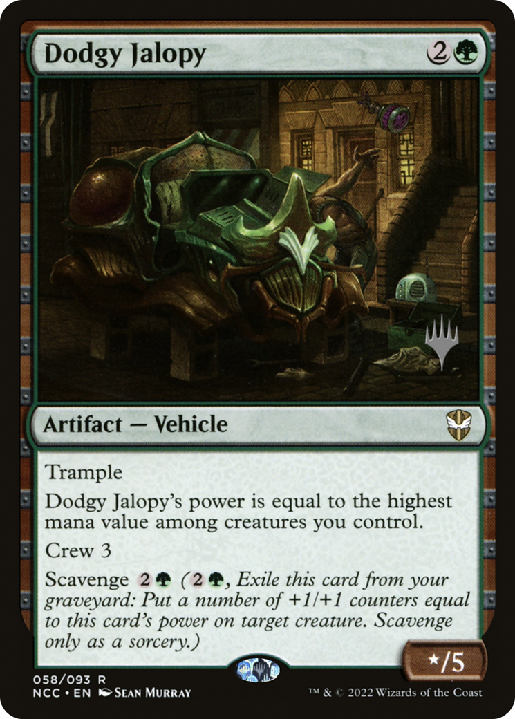 Dodgy Jalopy (PPSNC-058) [Promo Pack: New Capenna Commander Promos] Foil
