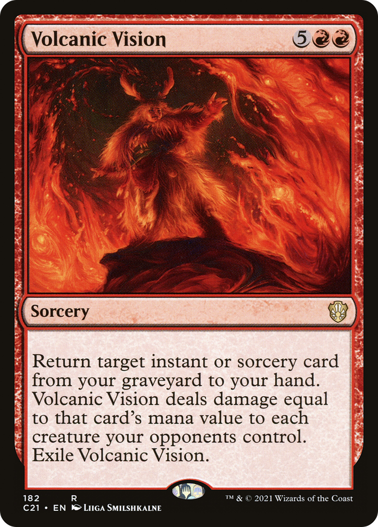 Volcanic Vision (C21-182) [Commander 2021]