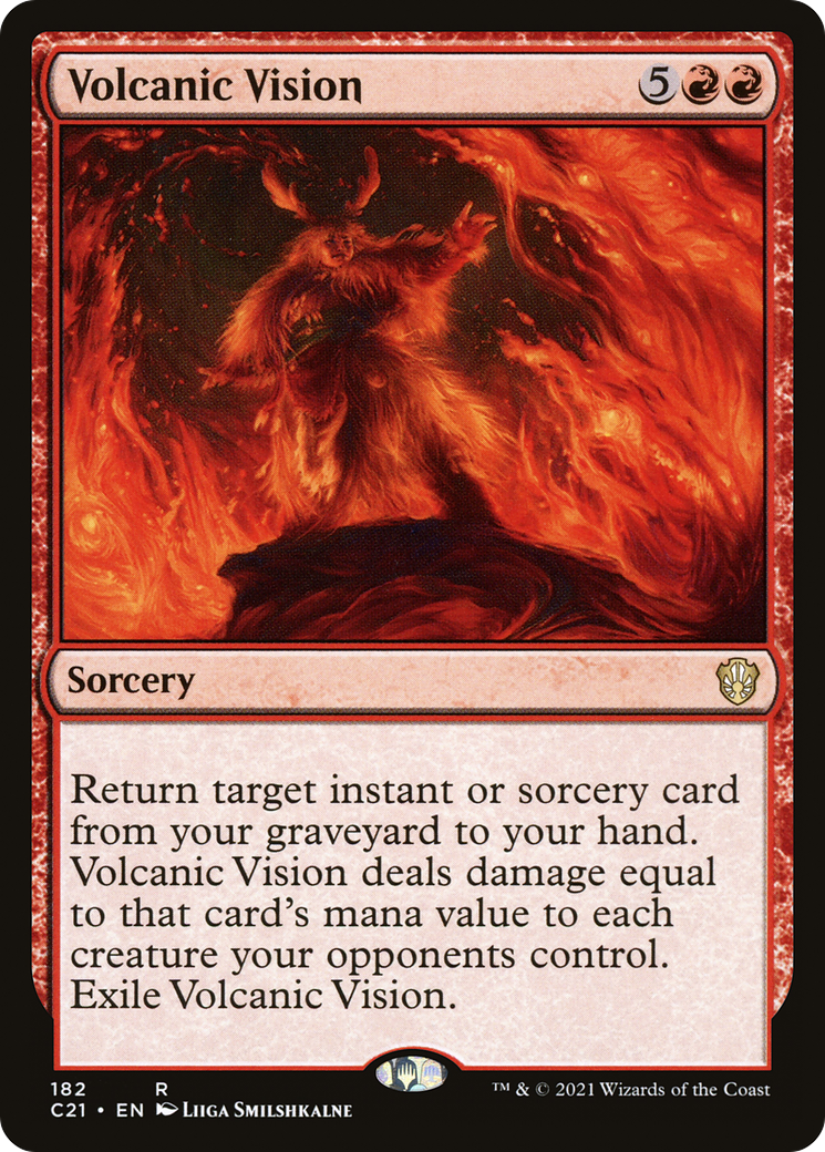 Volcanic Vision (C21-182) [Commander 2021]