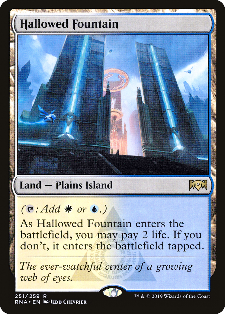 Hallowed Fountain (RNA-251) [Ravnica Allegiance] Foil