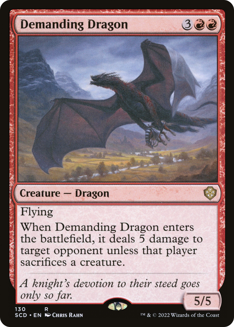 Demanding Dragon (SCD-130) [Starter Commander Decks]