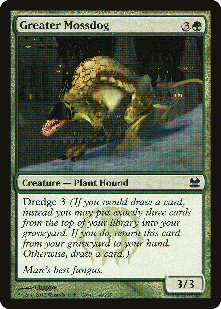 Greater Mossdog (MMA-146) [Modern Masters]
