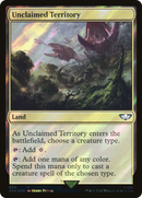 Unclaimed Territory (Surge Foil) (40K-304) [Warhammer 40,000 Commander] Foil