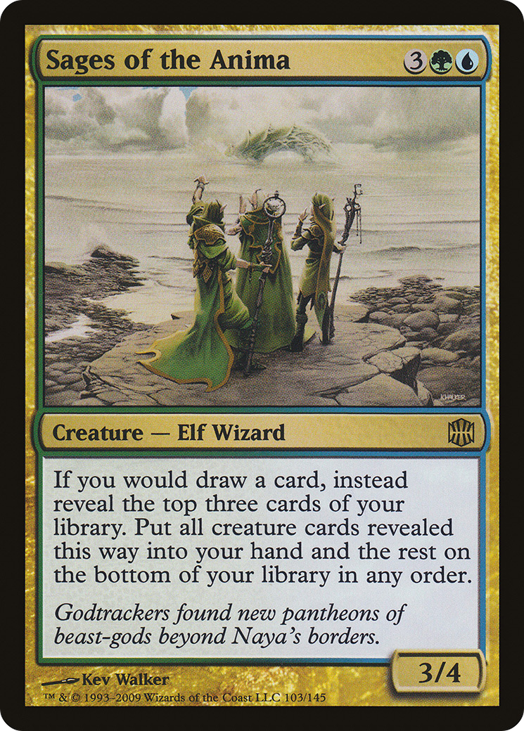 Sages of the Anima (ARB-103) [Alara Reborn] Foil