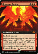 Draconic Destiny (Extended Art) (BRO-336) [The Brothers' War]