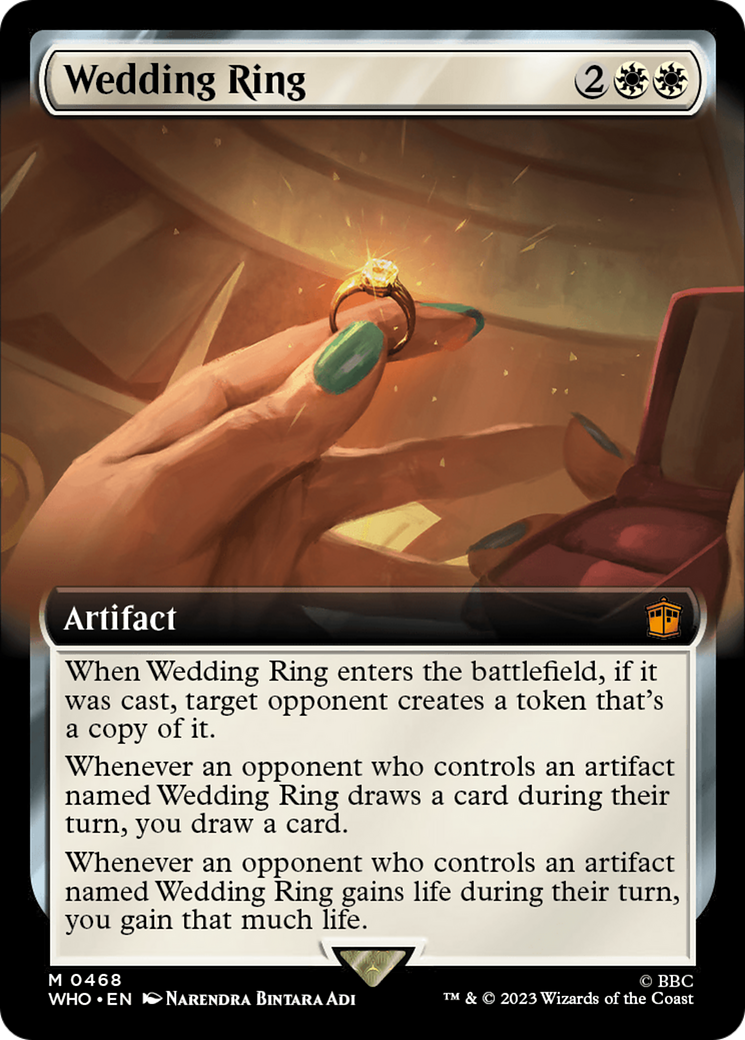 Wedding Ring (WHO-468) [Doctor Who]: (Extended Art)