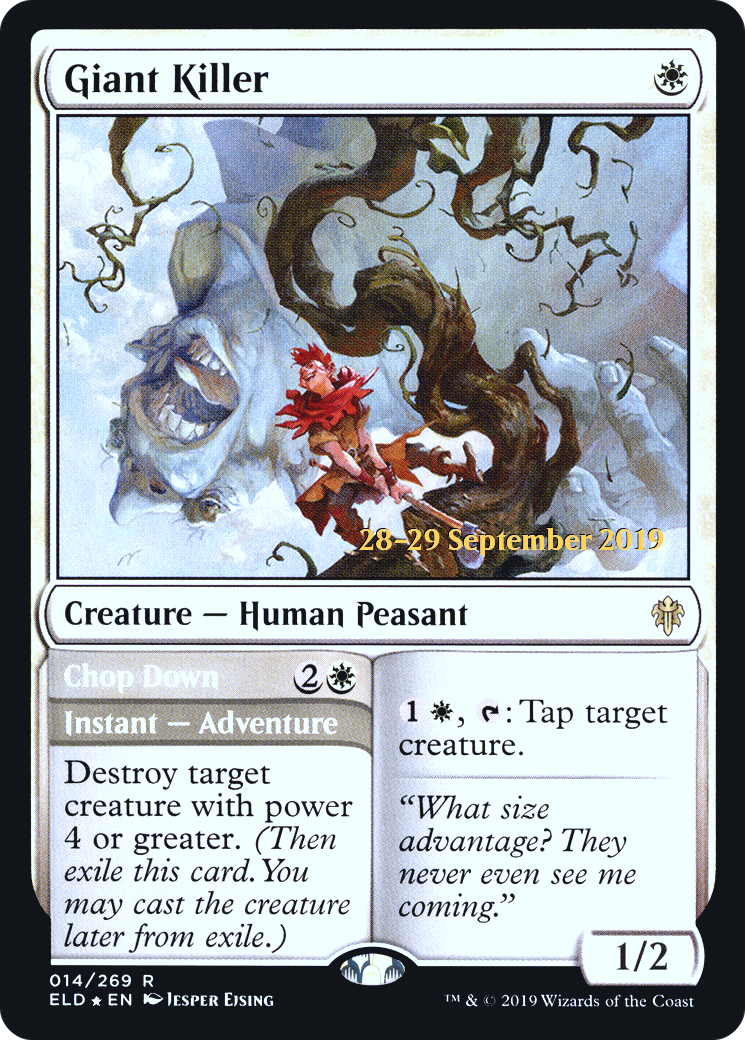 Giant Killer (PRE-14S) [Throne of Eldraine Promos] Foil