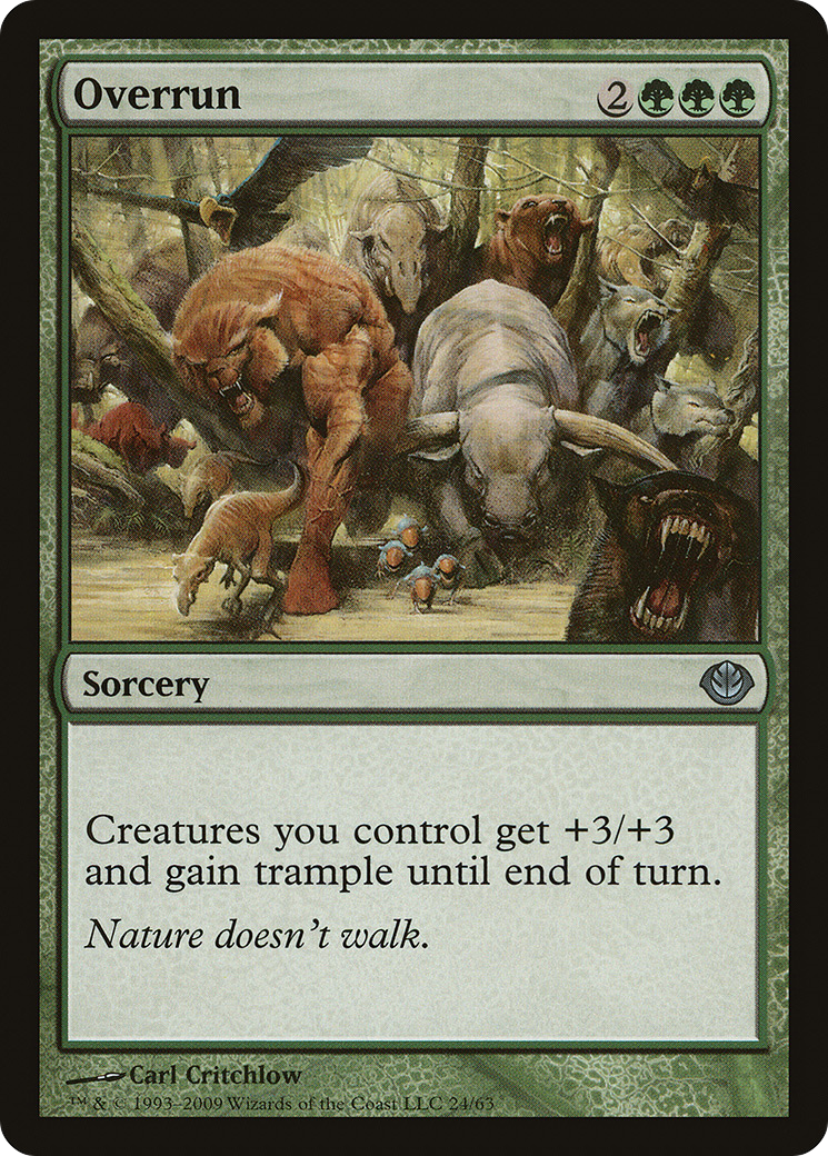 Overrun (DDD-024) [Duel Decks: Garruk vs. Liliana]