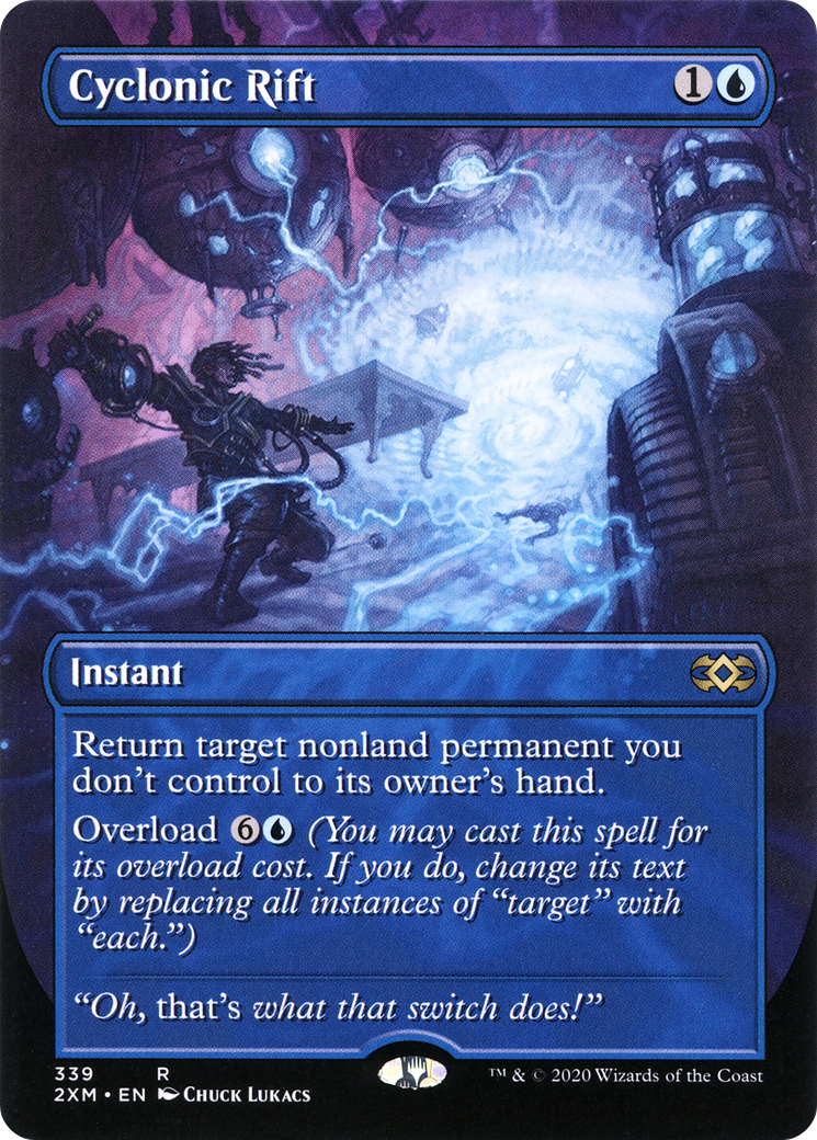 Cyclonic Rift (2XM-339) [Double Masters] (Borderless) Foil