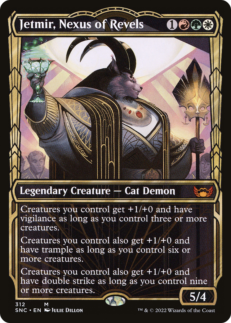 Jetmir, Nexus of Revels (SNC-312) [Streets of New Capenna]: (Showcase) Foil