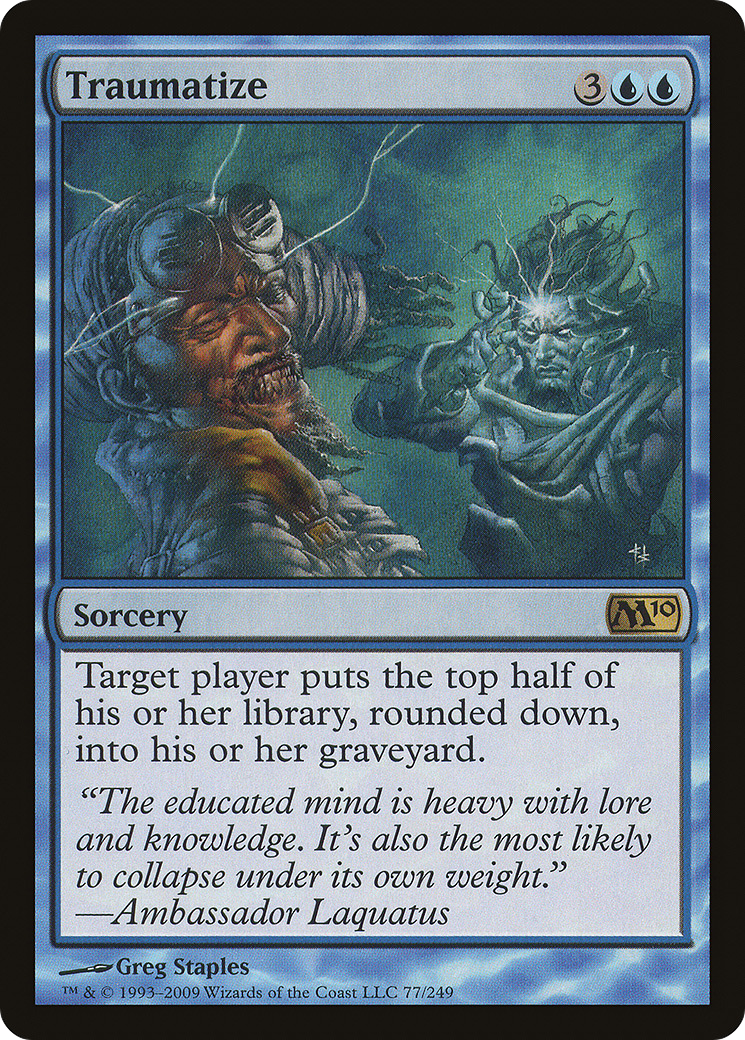 Traumatize (M10-077) [Magic 2010] Foil