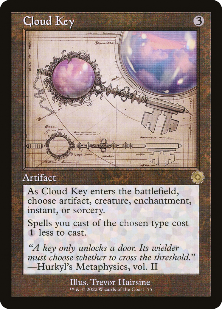 Cloud Key (Schematic) (BRR-075) [The Brothers' War Retro Artifacts]