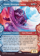 Alania, Divergent Storm (BLB-327) [Bloomburrow]: (Showcase) (Borderless) Foil