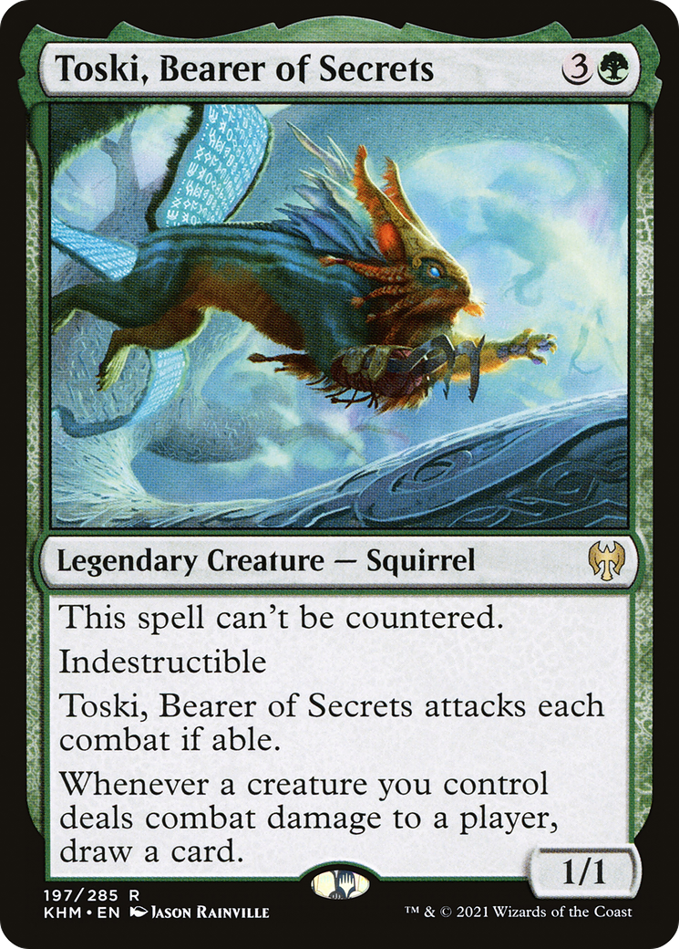 Toski, Bearer of Secrets (KHM-197) [Kaldheim]