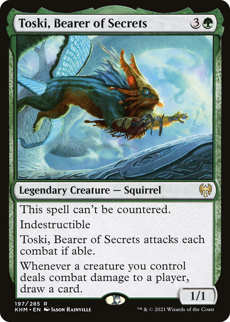 Toski, Bearer of Secrets (KHM-197) [Kaldheim]