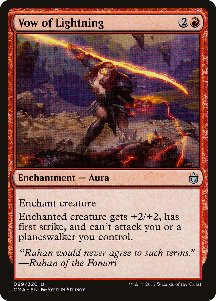 Vow of Lightning (CMA-089) [Commander Anthology]