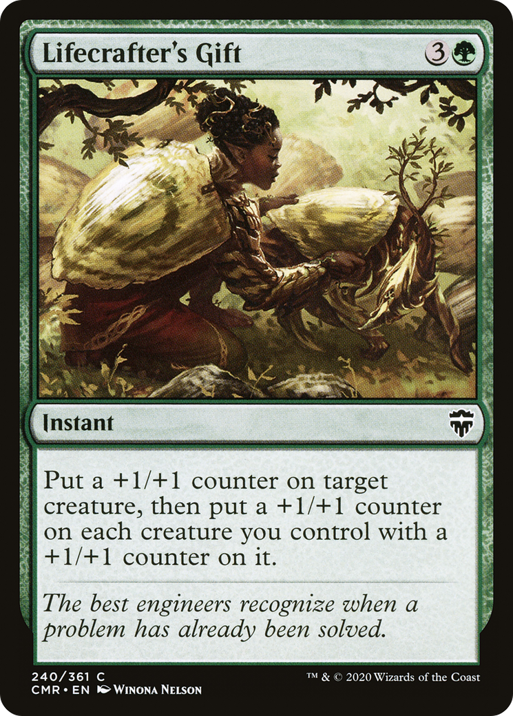 Lifecrafter's Gift (CMR-240) [Commander Legends]