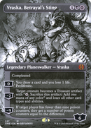 Vraska, Betrayal's Sting (ONE-337) [Phyrexia: All Will Be One]: (Showcase) (Borderless) Foil