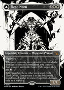 Elesh Norn // The Argent Etchings (MOM-292) [March of the Machine]: (Showcase) (Borderless) Foil