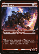 Akki Ronin (Showcase) (NEO-319) [Kamigawa: Neon Dynasty] Foil