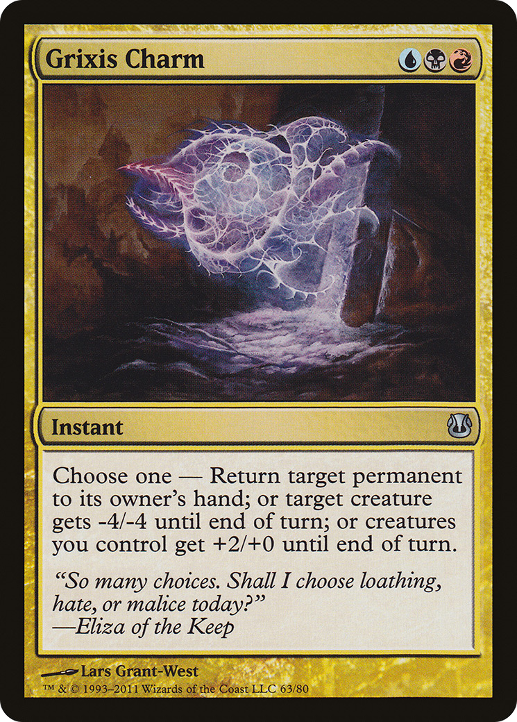 Grixis Charm (DDH-063) [Duel Decks: Ajani vs. Nicol Bolas]