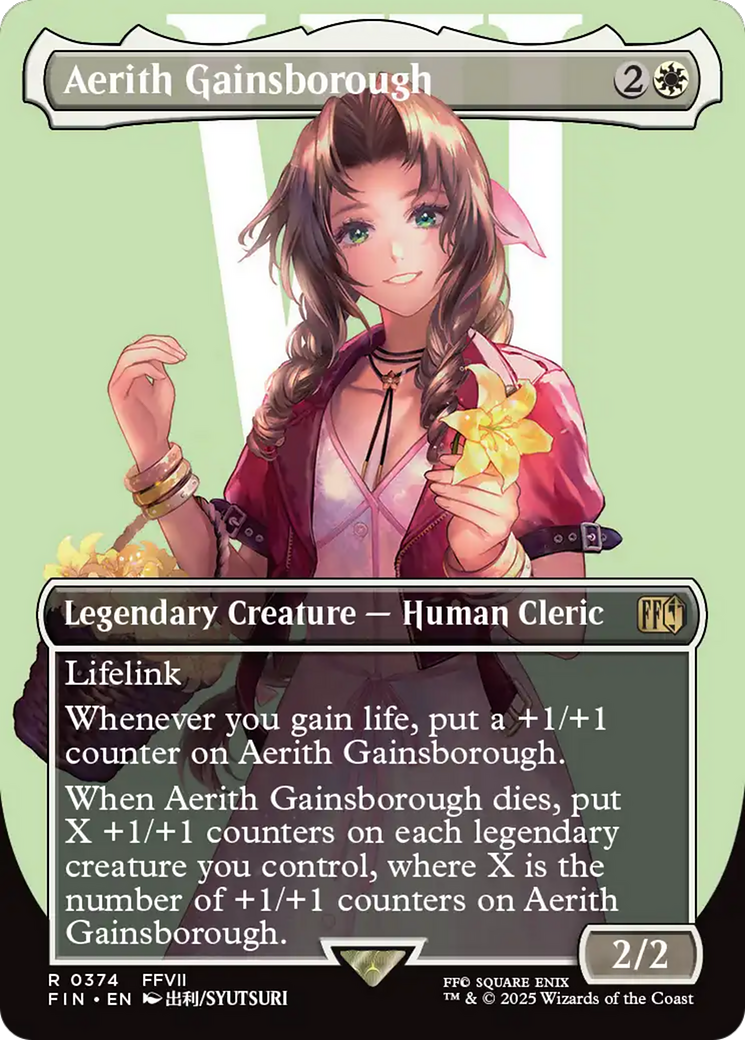 Aerith Gainsborough (Borderless) (FIN-374) [FINAL FANTASY] (Borderless)