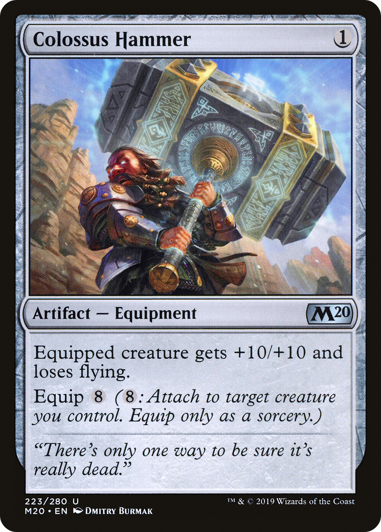 Colossus Hammer (M20-223) [Core Set 2020]