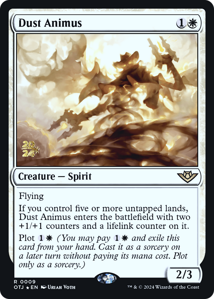 Dust Animus (PRE-09S) [Outlaws of Thunder Junction Promos] Foil