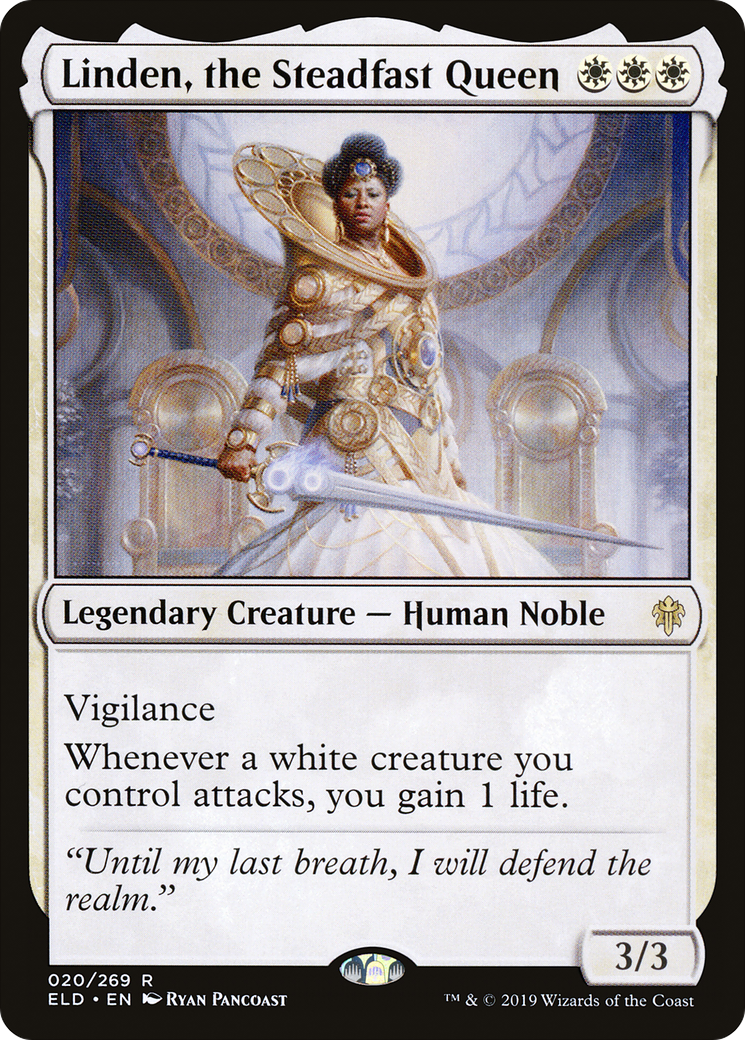 Linden, the Steadfast Queen (ELD-020) [Throne of Eldraine]