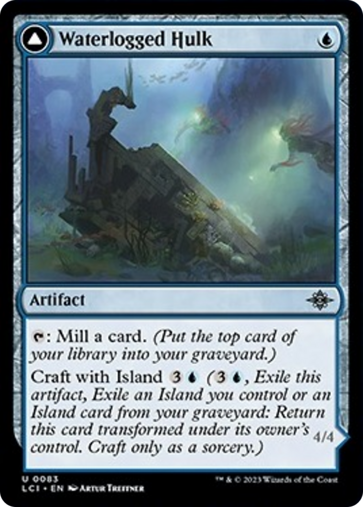 Waterlogged Hulk // Watertight Gondola (LCI-083) [The Lost Caverns of Ixalan]