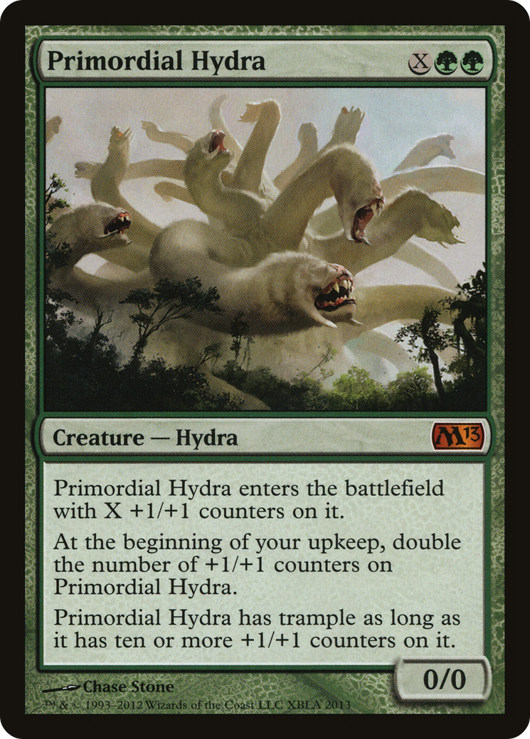 Primordial Hydra (MEDIA-001) [Duels of the Planeswalkers 2013 Promos]
