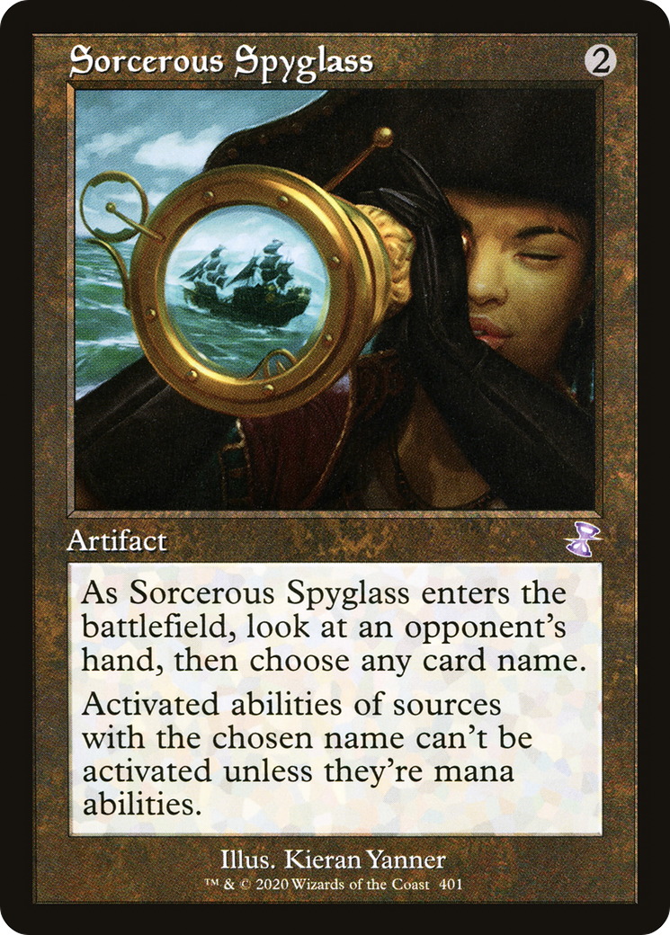 Sorcerous Spyglass (TSR-401) [Time Spiral Remastered]