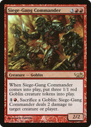 Siege-Gang Commander (EVG-032) [Duel Decks: Elves vs. Goblins] Foil