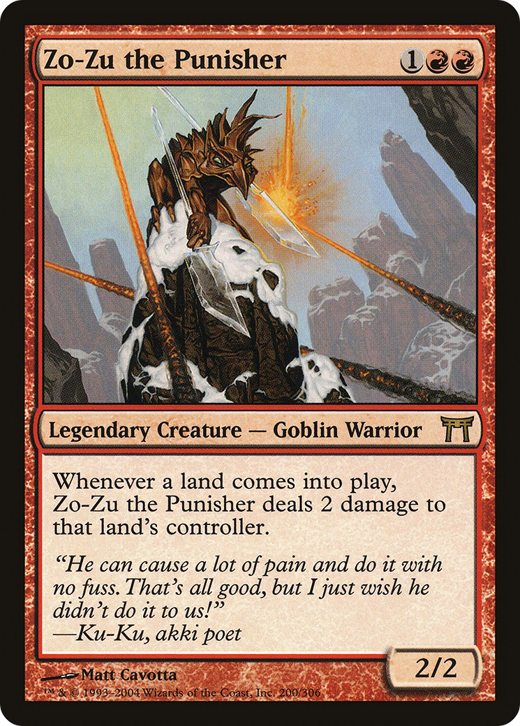 Zo-Zu the Punisher (CHK-200) [Champions of Kamigawa]