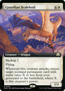 Guardian Scalelord (MOC-103) [March of the Machine Commander]: (Extended Art) Foil