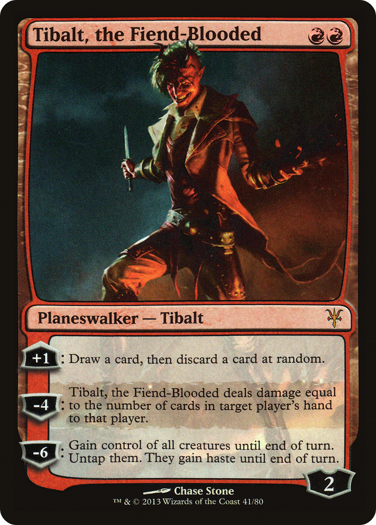 Tibalt, the Fiend-Blooded (DDK-041) [Duel Decks: Sorin vs. Tibalt] Foil