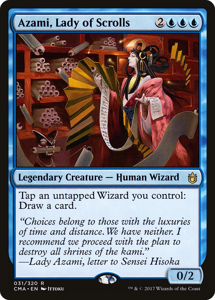 Azami, Lady of Scrolls (CMA-031) [Commander Anthology]