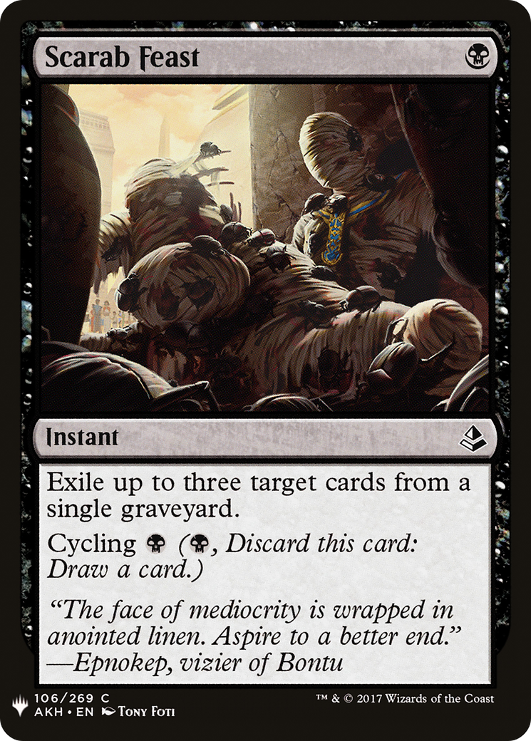 Scarab Feast (LIST-AKH-106) [The List]
