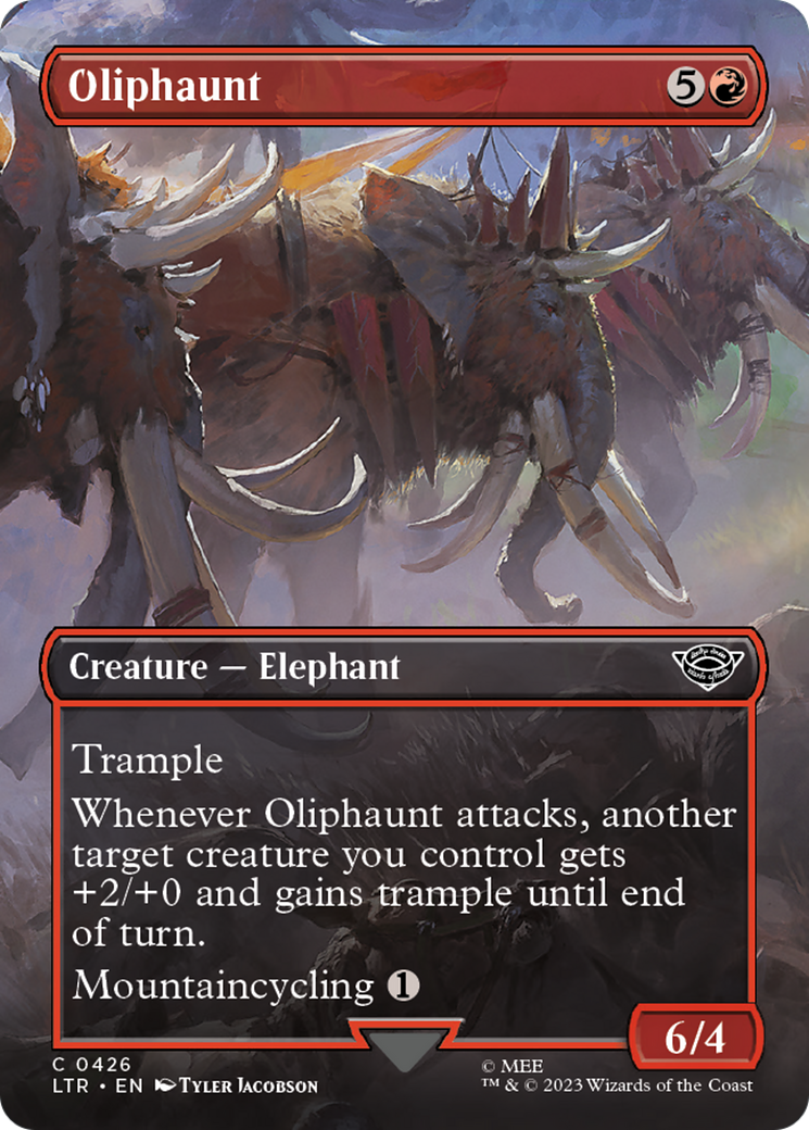 Oliphaunt (Borderless) (LTR-426) [The Lord of the Rings: Tales of Middle-earth]