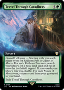 Travel Through Caradhras (LTC-127) [Tales of Middle-earth Commander]: (Extended Art)