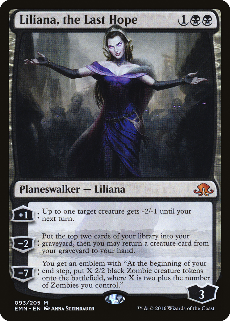 Liliana, the Last Hope (EMN-093) [Eldritch Moon]