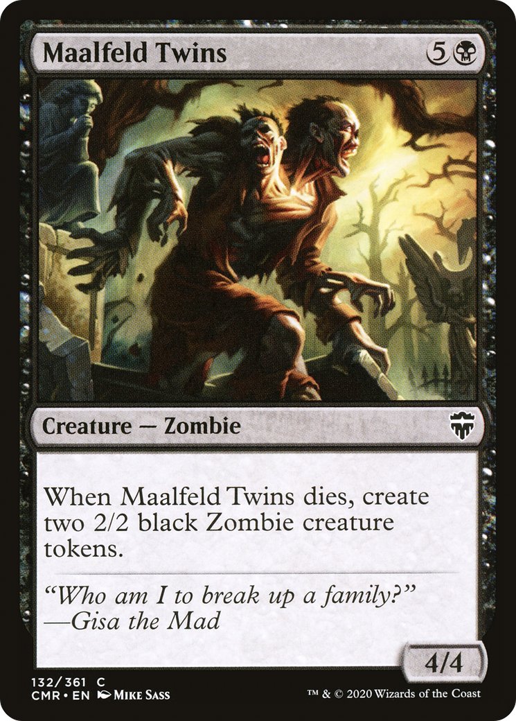 Maalfeld Twins (CMR-132) [Commander Legends] Foil