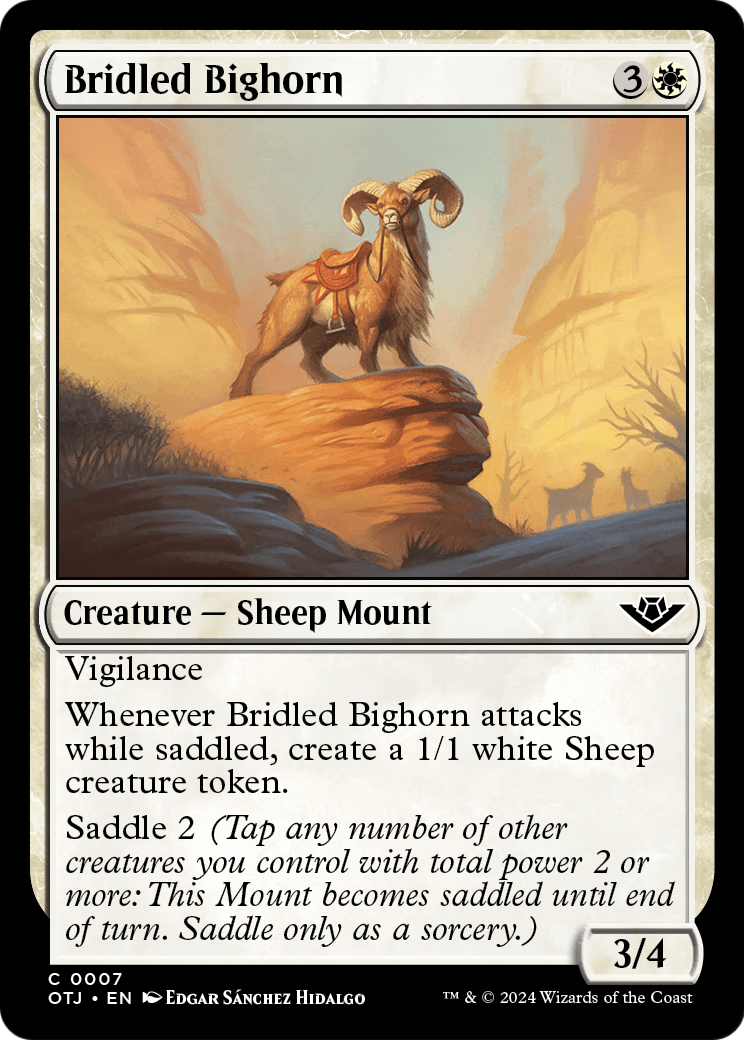 Bridled Bighorn (OTJ-007) [Outlaws of Thunder Junction]
