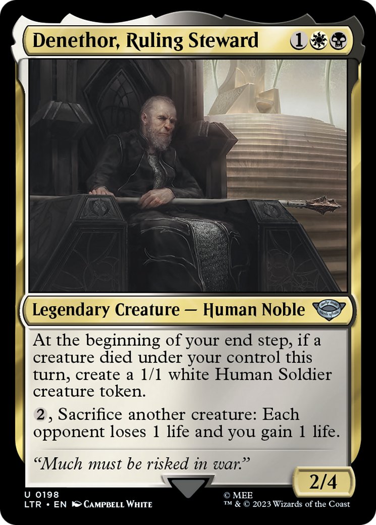 Denethor, Ruling Steward (LTR-198) [The Lord of the Rings: Tales of Middle-earth]