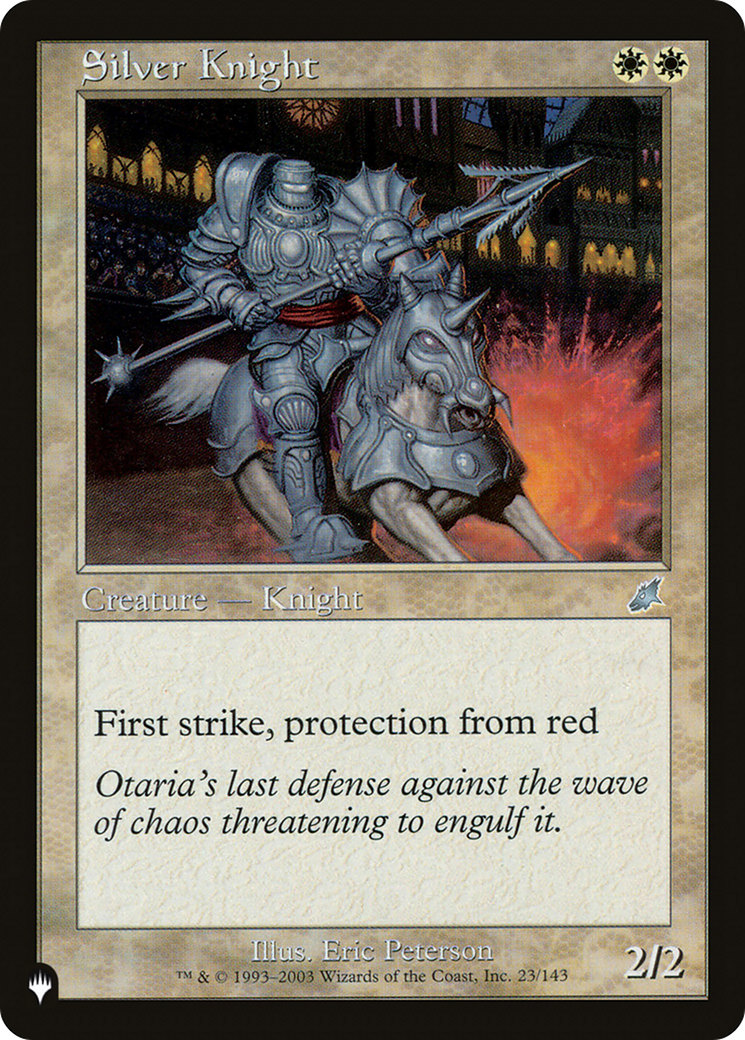 Silver Knight (LIST-SCG-23) [The List]