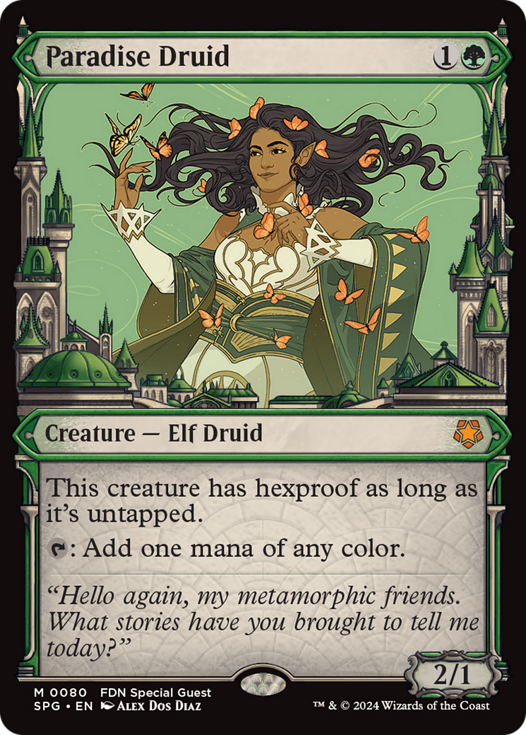 Paradise Druid (SPG-080) [Special Guests]: (Showcase) Foil