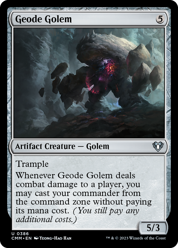 Geode Golem (CMM-386) [Commander Masters]