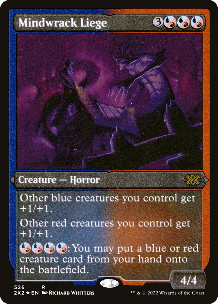 Mindwrack Liege (2X2-526) [Double Masters 2022] Etched Foil
